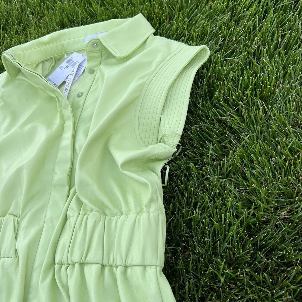 House of Harlow 1960 Light Lime Green Sleeveless Dress - Picture 1 of 14